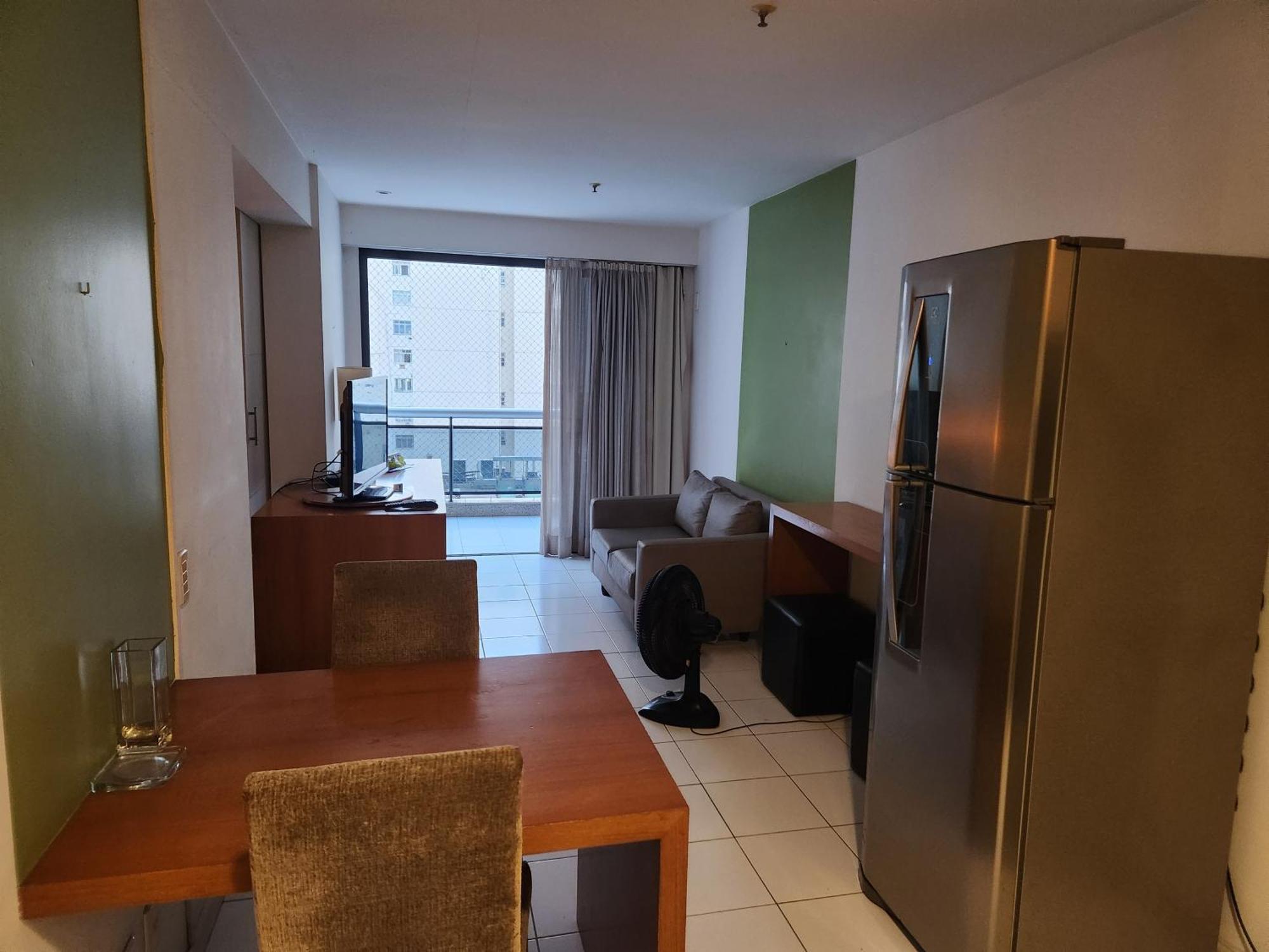 Appartement Quarto, Sala E Varanda Em Copa